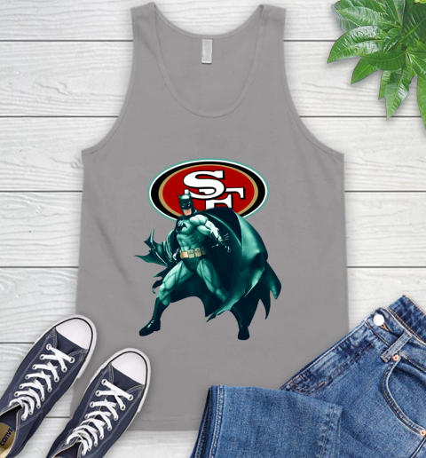 NFL Batman Football Sports San Francisco 49ers Tank Top 4