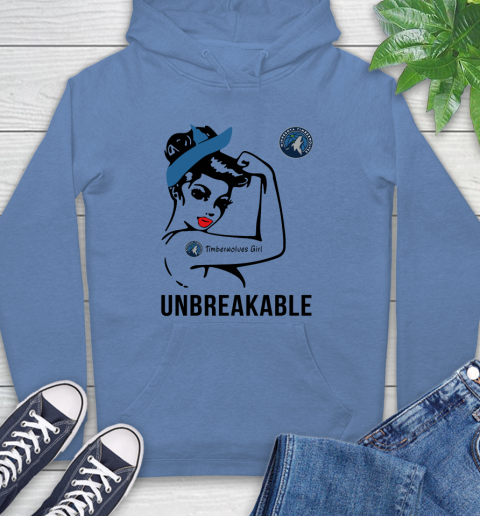NBA Minnesota Timberwolves Girl Unbreakable Basketball Sports Hoodie 9