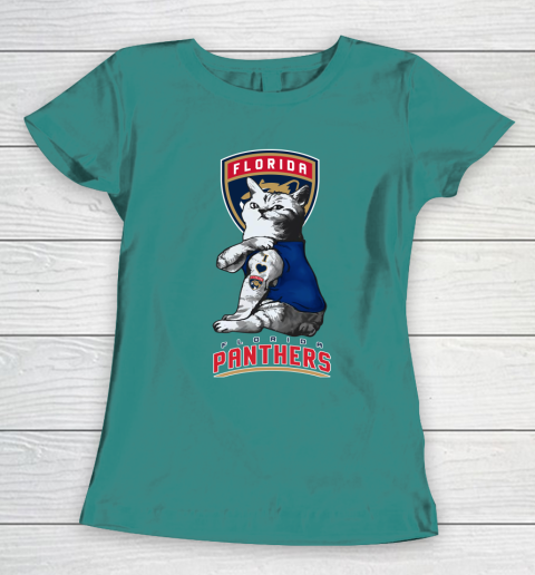 NHL My Cat Loves Florida Panthers Hockey Women's T-Shirt 10