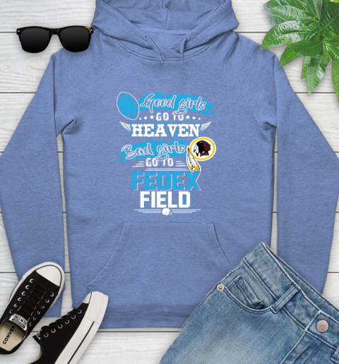 Washington Redskins NFL Bad Girls Go To Fedex Field Shirt Youth Hoodie 13
