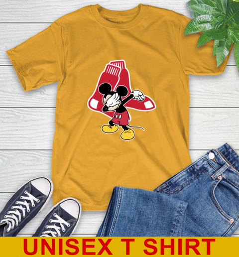 Boston Red Sox MLB Baseball Dabbing Mickey Disney Sports T-Shirt 3
