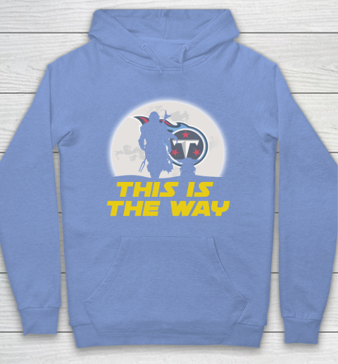 Tennessee Titans NFL Football Star Wars Yoda And Mandalorian This Is The Way Hoodie 8