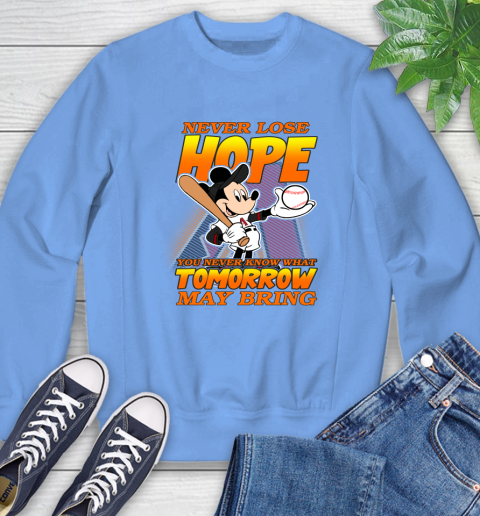Arizona Diamondbacks MLB Baseball Mickey Disney Never Lose Hope Sweatshirt 11