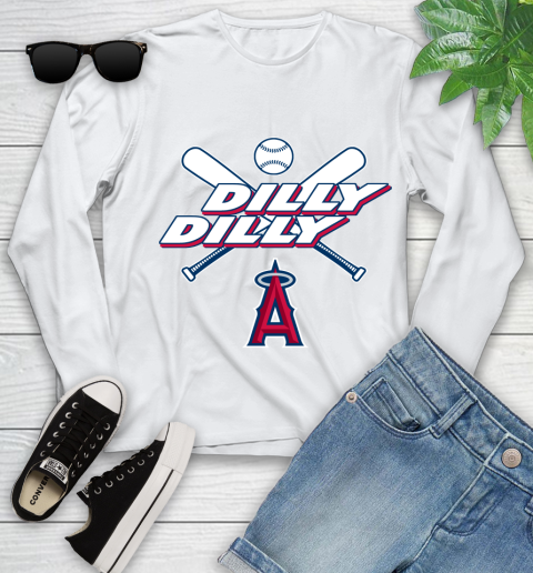 MLB Los Angeles Angels Dilly Dilly Baseball Sports Youth Long Sleeve