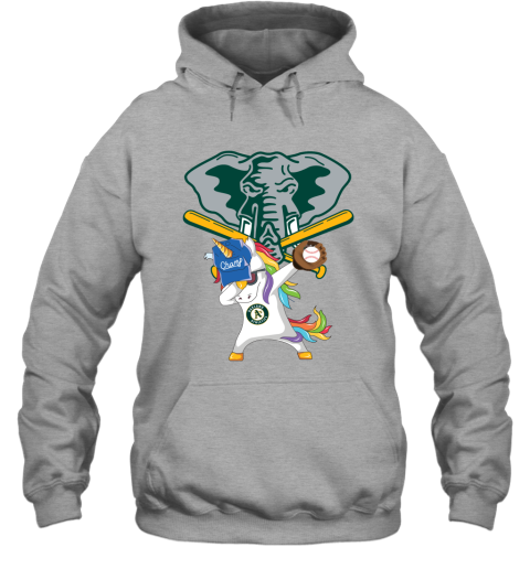 Hip Hop Dabbing Unicorn Flippin Love Oakland Athletics Hoodie
