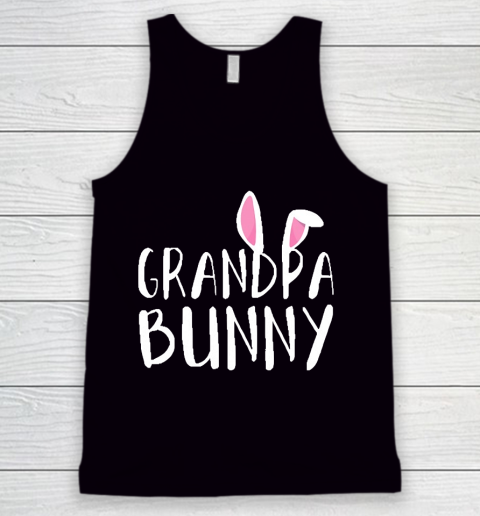 Grandpa Funny Gift Apparel  Easter Grandpa Bunny Paps Family Matching Tank Top