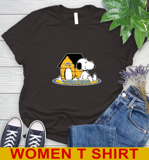 NBA Basketball Denver Nuggets Snoopy The Peanuts Movie Shirt Women's T-Shirt 8
