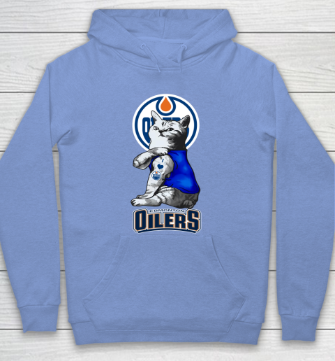 NHL My Cat Loves Edmonton Oilers Hockey Hoodie 8
