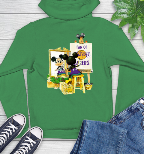 NBA Basketball Los Angeles Lakers Mickey Drawing Shirt 22 NBA Basketball Los Angeles Lakers Mickey Drawing Shirt - Image 22