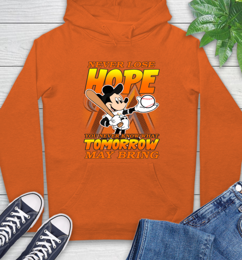 Miami Marlins MLB Baseball Mickey Disney Never Lose Hope Hoodie 4