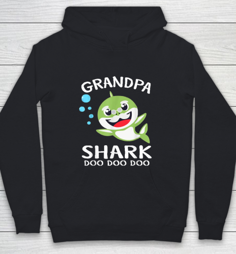 Grandpa Funny Gift Apparel  Grandpa Shark Funny Father's Day Gift Youth Hoodie
