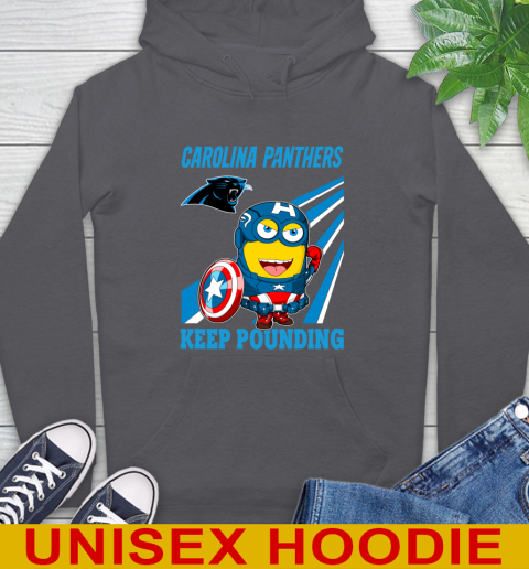 NFL Football Carolina Panthers Captain America Marvel Avengers Minion Shirt Hoodie 7