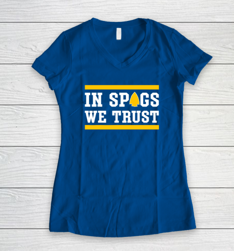 KC In Spags We Trust Women's V-Neck T-Shirt 5