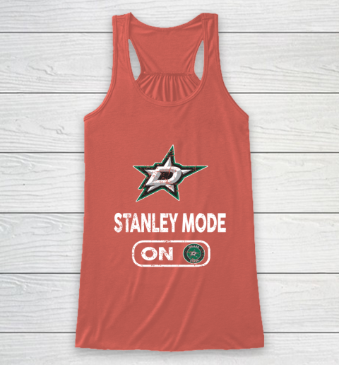 Dallas Stars Stanley Mode On Racerback Tank 3