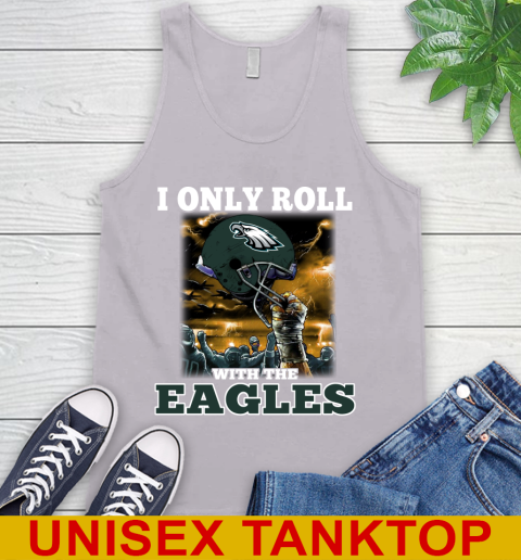 Philadelphia Eagles NFL Football I Only Roll With My Team Sports Tank Top 3