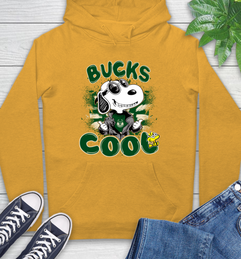 NBA Basketball Milwaukee Bucks Cool Snoopy Shirt Hoodie 2