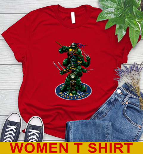 NBA Basketball Utah Jazz Teenage Mutant Ninja Turtles Shirt Women's T-Shirt 10
