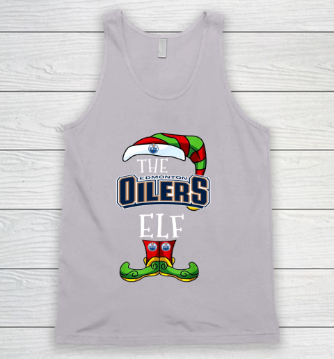 Edmonton Oilers Christmas ELF Funny NHL Tank Top 3