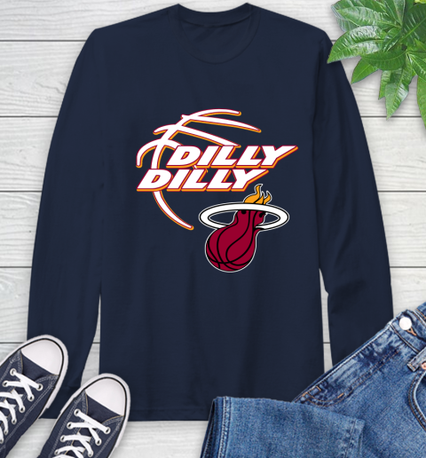 NBA Miami Heat Dilly Dilly Basketball Sports Long Sleeve T-Shirt 4