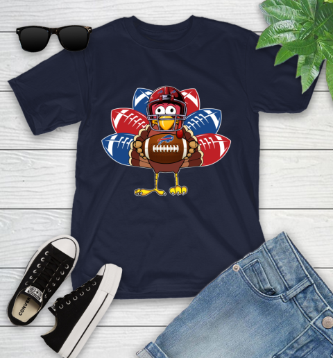 Buffalo Bills Turkey Thanksgiving Day Youth T-Shirt 3