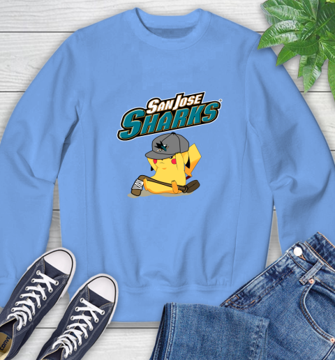 NHL Pikachu Hockey Sports San Jose Sharks Sweatshirt 11