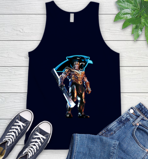 NFL Thanos Gauntlet Avengers Endgame Football Carolina Panthers Tank Top 3