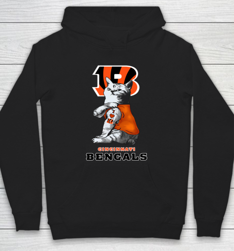 NFL Football My Cat Loves Cincinnati Bengals Hoodie