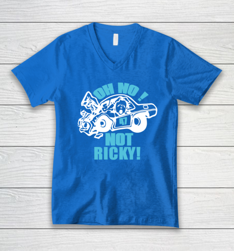 Oh No Not Ricky V-Neck T-Shirt 4