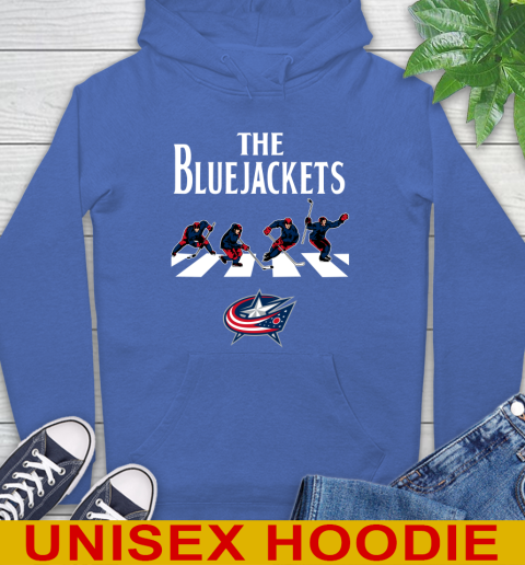 NHL Hockey Columbus Blue Jackets The Beatles Rock Band Shirt Hoodie 9