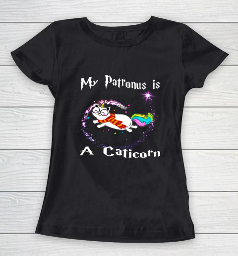 My Patronus is a Caticorn shirt Cat Unicorn Women's T-Shirt
