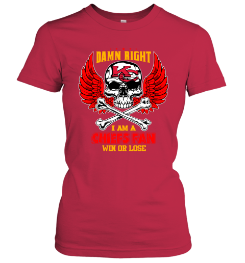 NFL Football Custom Shirt Damn Right I Am Chiefs Fan, Kansas City