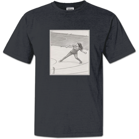 Kelsey Plum Throwing Premium Dyed Heavyweight T-Shirt