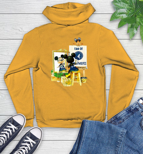 NBA Basketball Minnesota Timberwolves Mickey Drawing Shirt 124