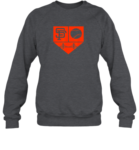 ekdx san francisco baseball vintage sf pride giant gift sweatshirt 35 front dark heather