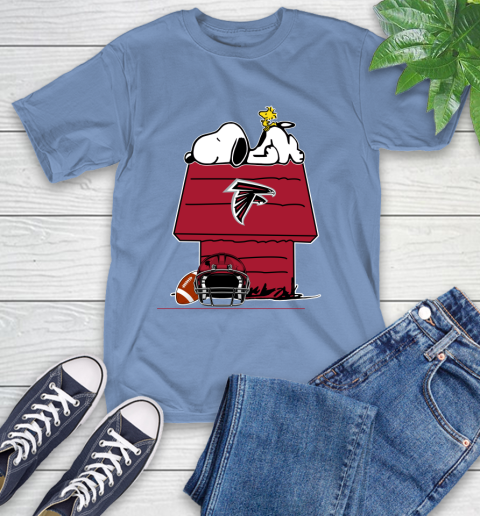 Atlanta Falcons NFL Football Snoopy Woodstock The Peanuts Movie T-Shirt 11