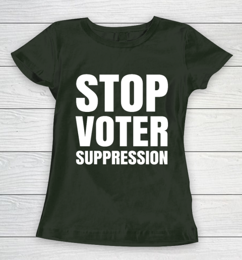 Black Voters Matter Protect The Vote Stop Voter Suppression Women's T-Shirt 4