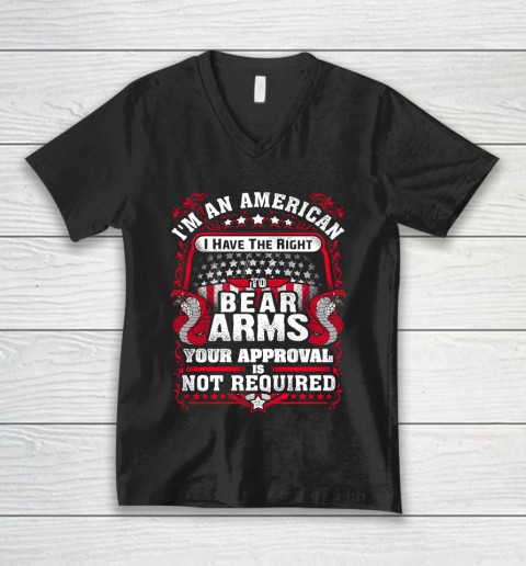 Veteran Shirt Gun Control Right To Bear Arms Shirt V-Neck T-Shirt