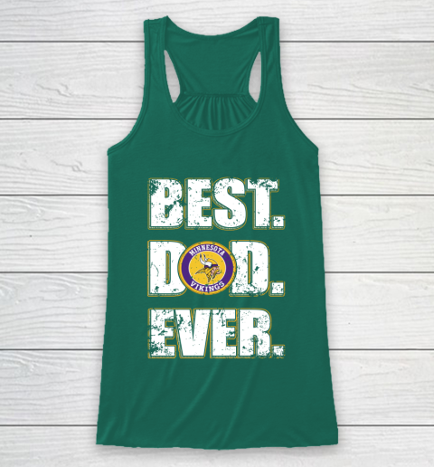 NFL Minnesota Vikings Football Best Dad Ever Family Shirt Racerback Tank 5