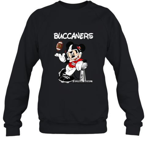 Mickey Buccaneers Taking The Super Bowl Trophy Football Sweatshirt
