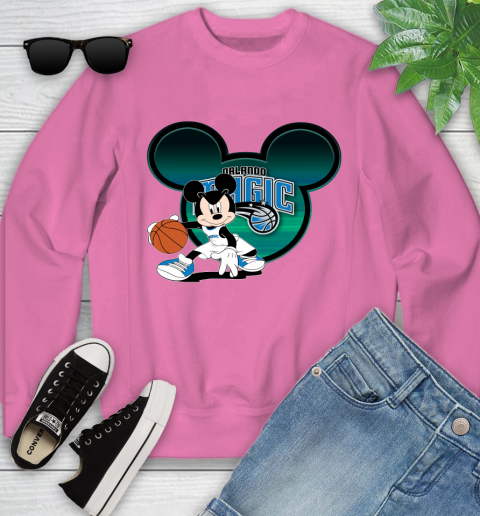 NBA Orlando Magic Mickey Mouse Disney Basketball Youth Sweatshirt 7