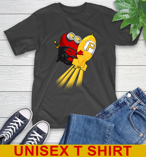 MLB Baseball Pittsburgh Pirates Deadpool Minion Marvel Shirt T-Shirt