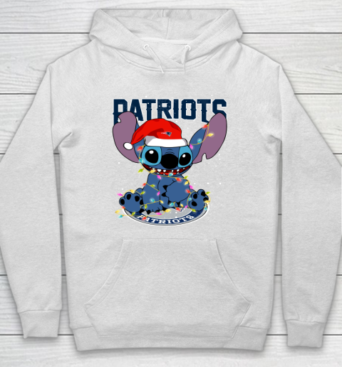 New England Patriots NFL Football noel stitch Christmas Hoodie