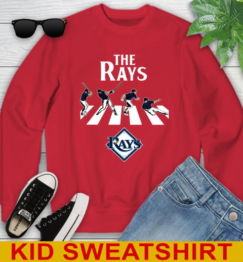 MLB Baseball Tampa Bay Rays The Beatles Rock Band Shirt Youth Sweatshirt 7