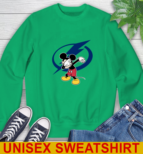 Tampa Bay Lightning NHL Hockey Dabbing Mickey Disney Sports Sweatshirt 6