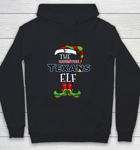Houston Texans Christmas ELF Funny NFL Youth Hoodie