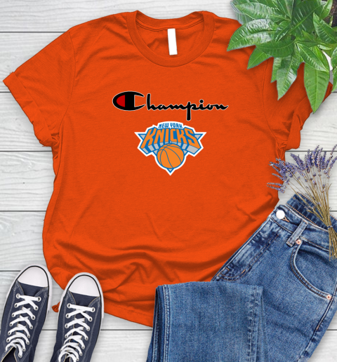NBA Basketball New York Knicks Champion Shirt Women's T-Shirt 2