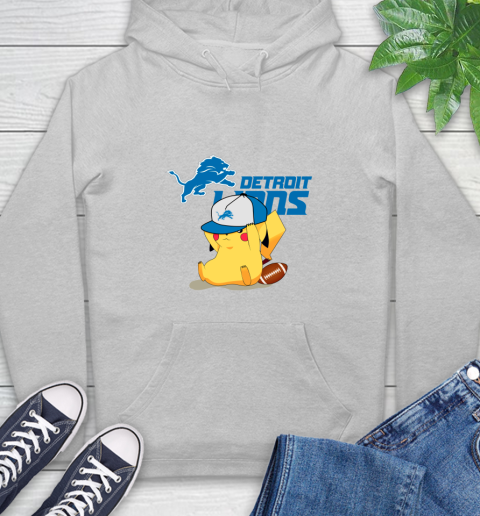 NFL Pikachu Football Sports Detroit Lions Hoodie 6