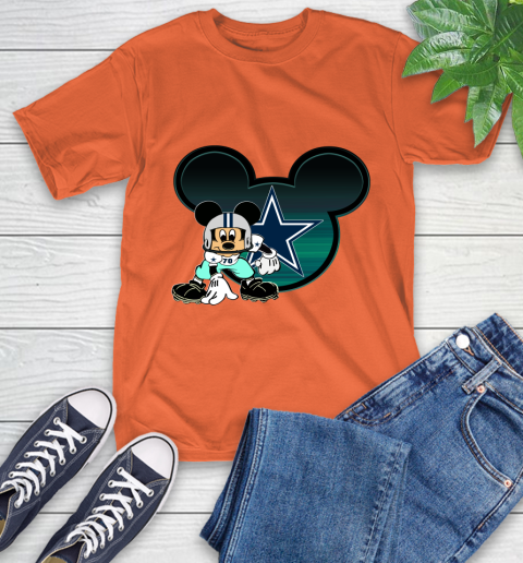 NFL Dallas Cowboys Mickey Mouse Disney Football T Shirt T-Shirt 5