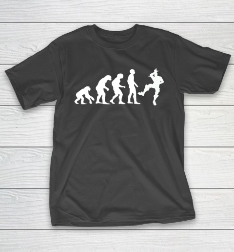 Fortnite Tshirt Human Evolution Take That L Emote Dance T-Shirt