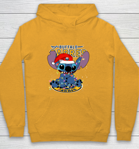 Buffalo Sabres NHL Hockey noel stitch Christmas Youth Hoodie 2